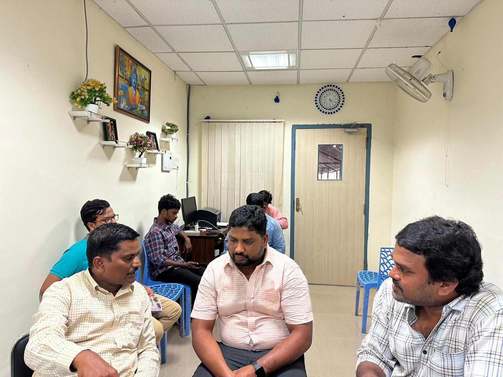 Dalit Leaders with Project NAVAYAN team 4 Project NAVAYAN